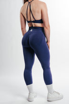 L'ensemble ELEGANCE bleu navy — Legging + Short + Brassière